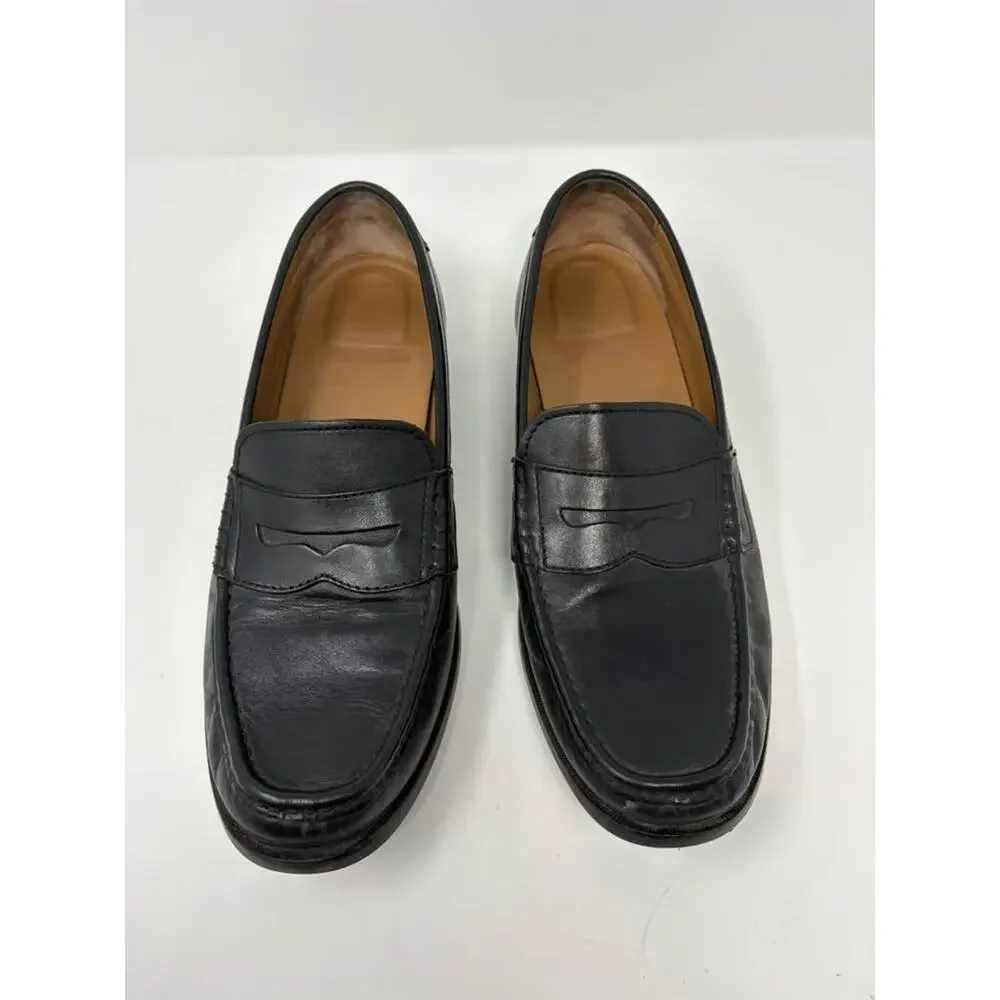 Cole Haan Pinch Maine Classic Black Leather Penny Loafers Men 11 M